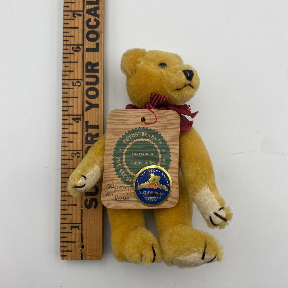 Boyds Bears Archive Collection Sigmund Von Bruin 7 inch Jointed Plush 1990 Tag - Picture 6 of 6
